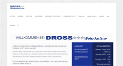 Desktop Screenshot of dross-wohnkultur.de