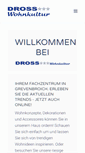 Mobile Screenshot of dross-wohnkultur.de